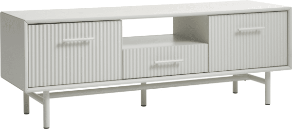 TV-bord/skænk Nordique Design Palma hvid MDF & metal 140 x 45 x 50 cm