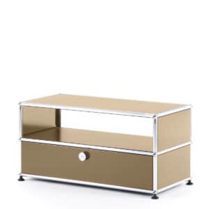 USM Haller TV-Bænk Med Skuffe - Olive green