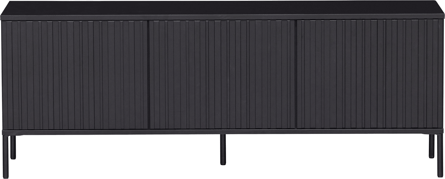 Skænk WOOOD Exclusive New Gravure TV-møbel, 150x44x56 cm, sort